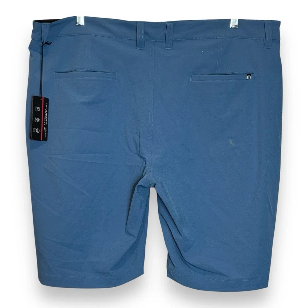 Travis Mathew Shorts 40 Men Starnes Chino Blue New Golf